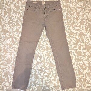J. Crew 484 Slim Fit Garment Dyed 5-Pocket Pant Men W30 L32 Military Green AZ963